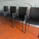 4 leather Twiggy chairs by Gebrüder Thonet