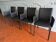 4 leather Twiggy chairs by Gebrüder Thonet