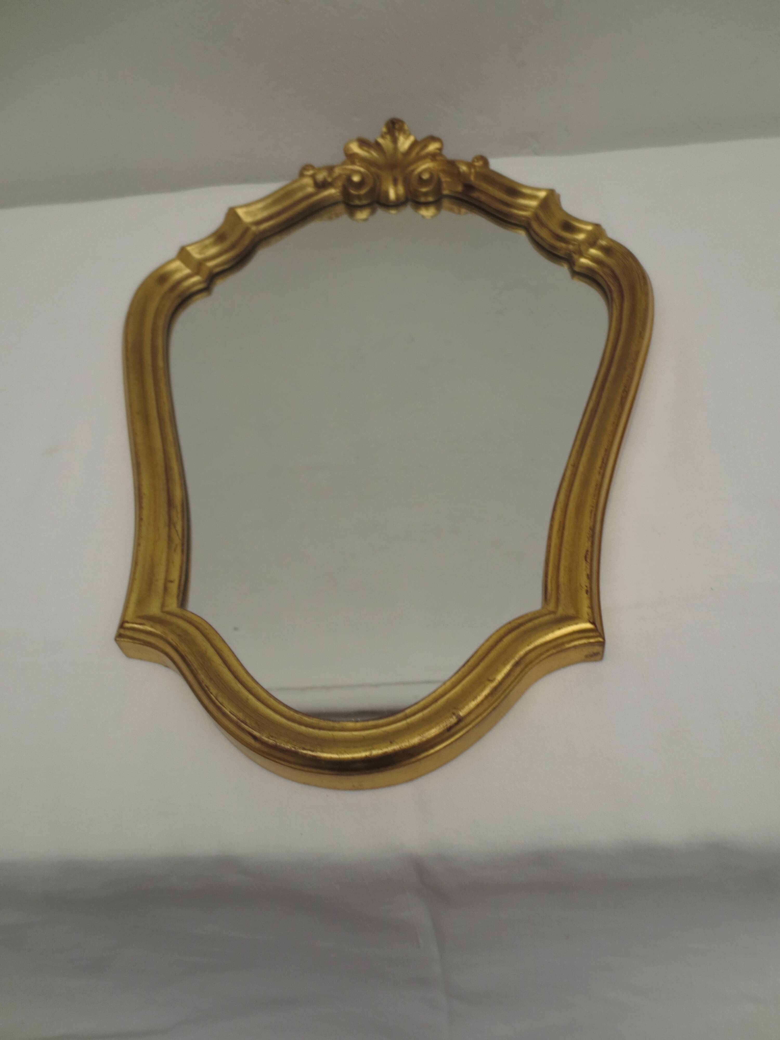 Louis XV style golden tower mirror, medium size
