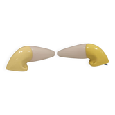 Appliques et appliques en céramique conçues par Sigvard Bernadotte pour IFÖ Suède dans les années 1960-1970.
