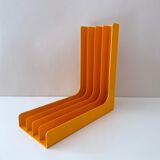 70s record stand Gustavberg yellow, Sweden