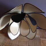 Flower hanging lamp 12 black petals