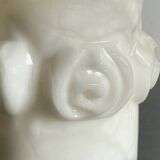 Vintage alabaster stone pencil pot