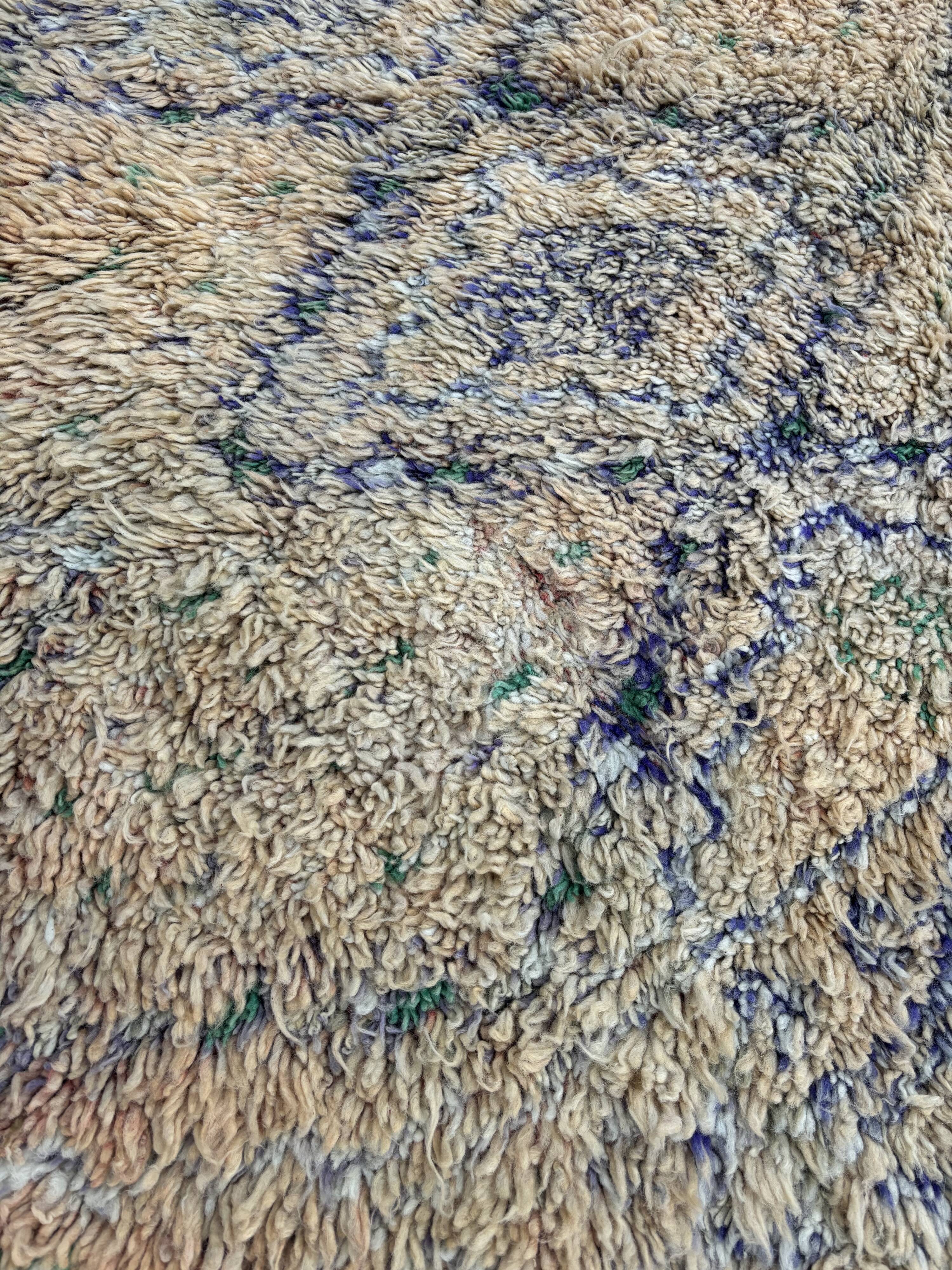 large old beni m'guild berber rug