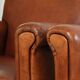 Comfortable set of sheepskin armchairs with and a timeless design
