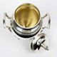 Empire-style tea and coffee service with ram's head spout - silver-plated, 5 pieces