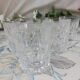 Set de 6 verres en cristal