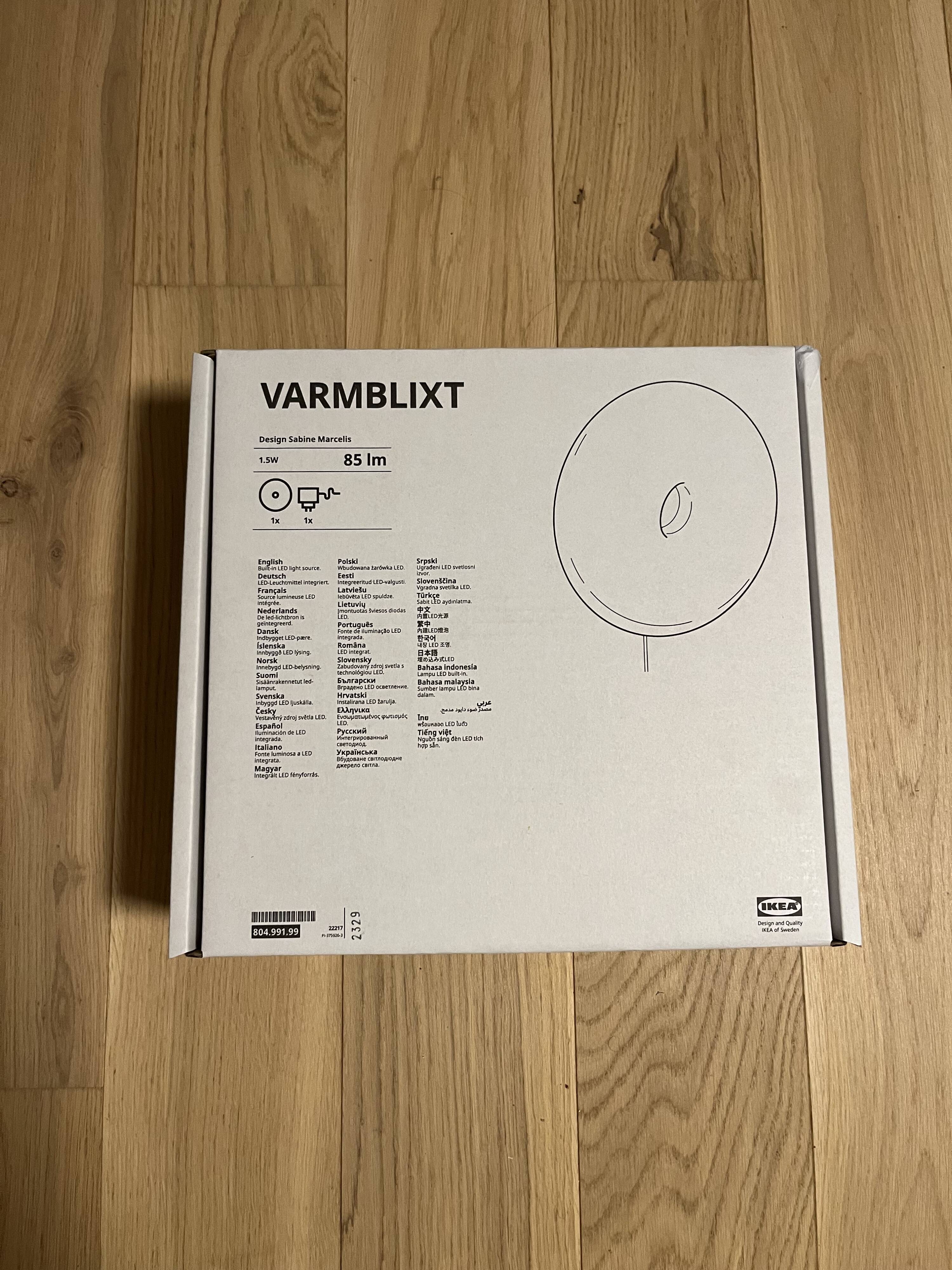 Lampe IKEA Varmblixt Sabine Marcelis