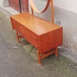 Scandinavian teak dressing table