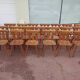 Set of 20 bistro cafe bar restaurant chairs - wood - vintage