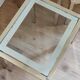 Trio of fully restored brass nesting tables