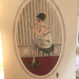 Painting on cardboard