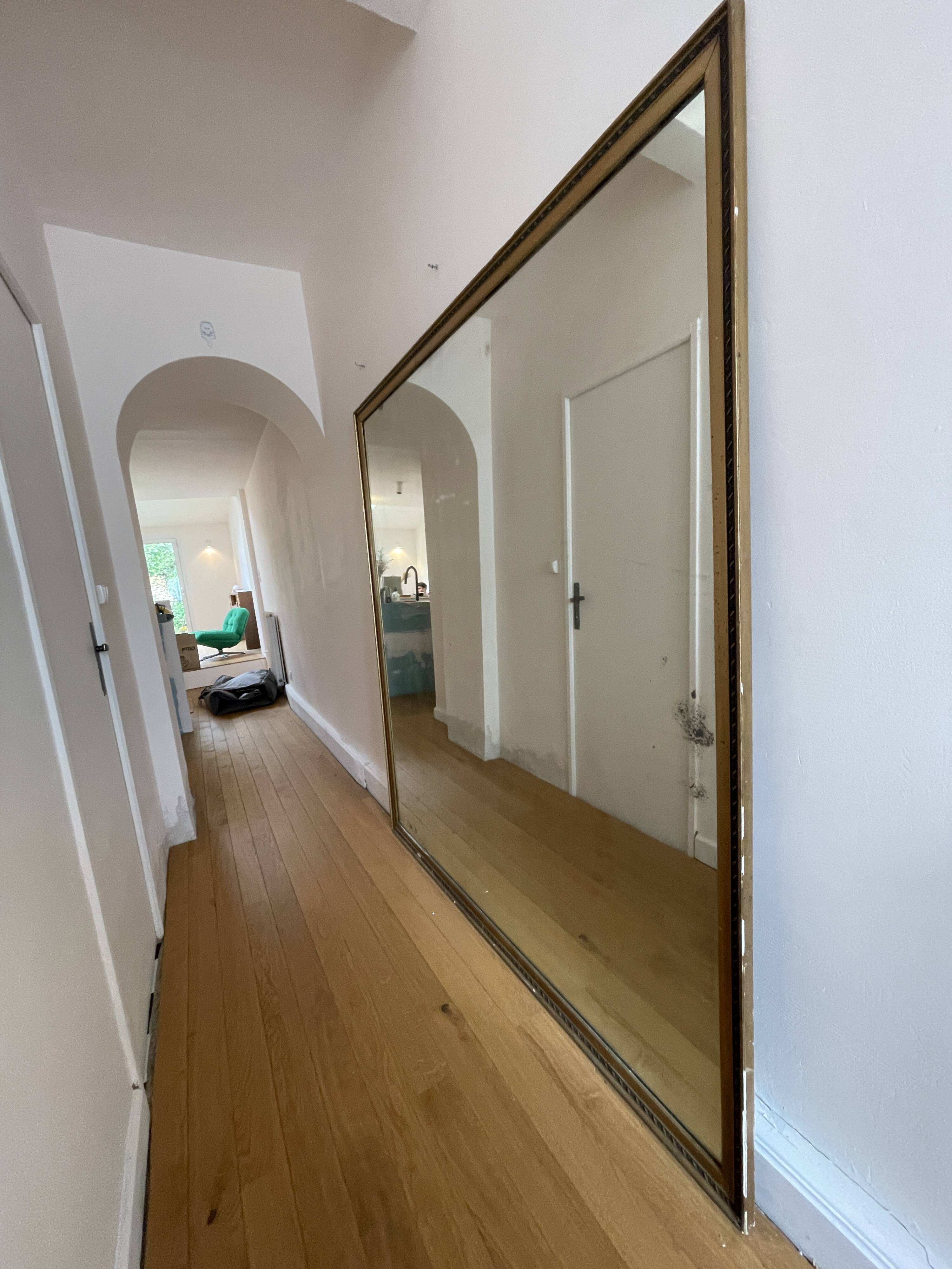 Rare old large format mirror