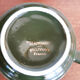 Green bistro coffee cups, and Pilluivit gold (10), porcelain, vintage