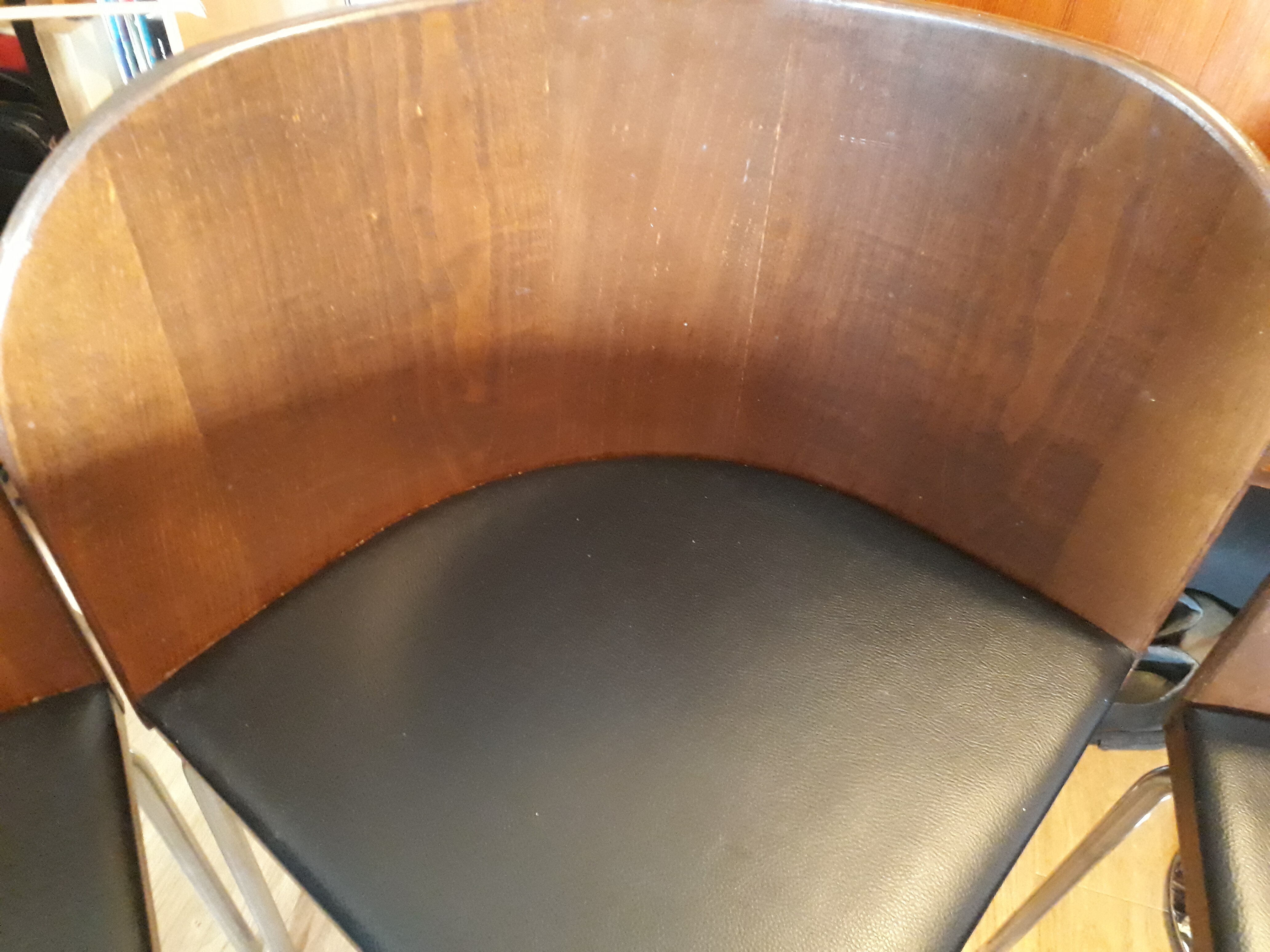 Compact dining area "fusion" table & 4 chairs