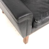 Canapé scandinave en cuir "Åland", Möbel-Ikéa, Suède, 1960