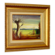 Original Swedish Mid-Century Oil on Panel" Nature" by Harry Petersen - Vintage and Framed
