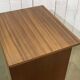 English mahogany chest of drawers from the 1950s.
