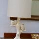 Owls ceramic lamp