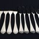 Hénin Et Cie - 5 Forks And 6 Silver Fish Knives