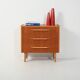 Commode scandinave des années 50-60 en teck et chêne