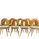 9 vintage designer dining chairs by Antonín Šuman for Tatra