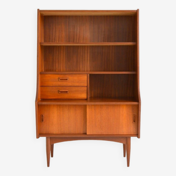 Bibliothèque / Meuble de rangement scandinave teck Pays-Bas 1960s