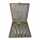 Tableware, gilded metal confectionery service Art Deco circa 1930.