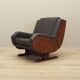 Leather armchair, Italian design, 1970s, production: Italy