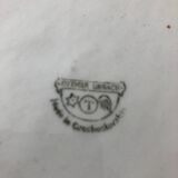 Plat en faience art deco ditmar urbach