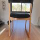 Set of 3 1970s sled chairs by the brand SELF.
