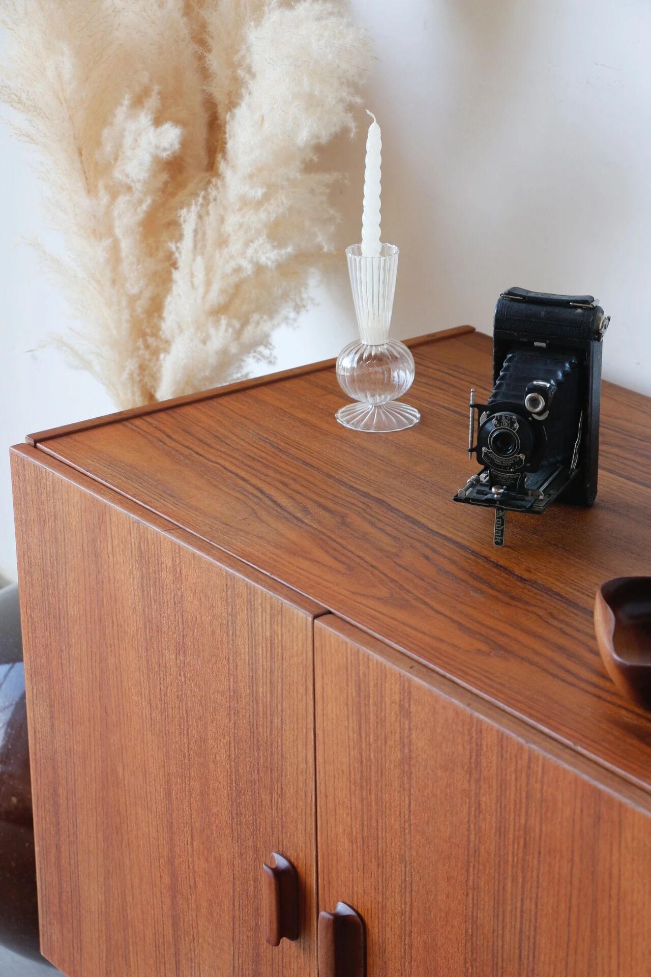 Restored vintage teak Scandinavian furniture