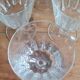Set de 6 verres à eau en cristal
