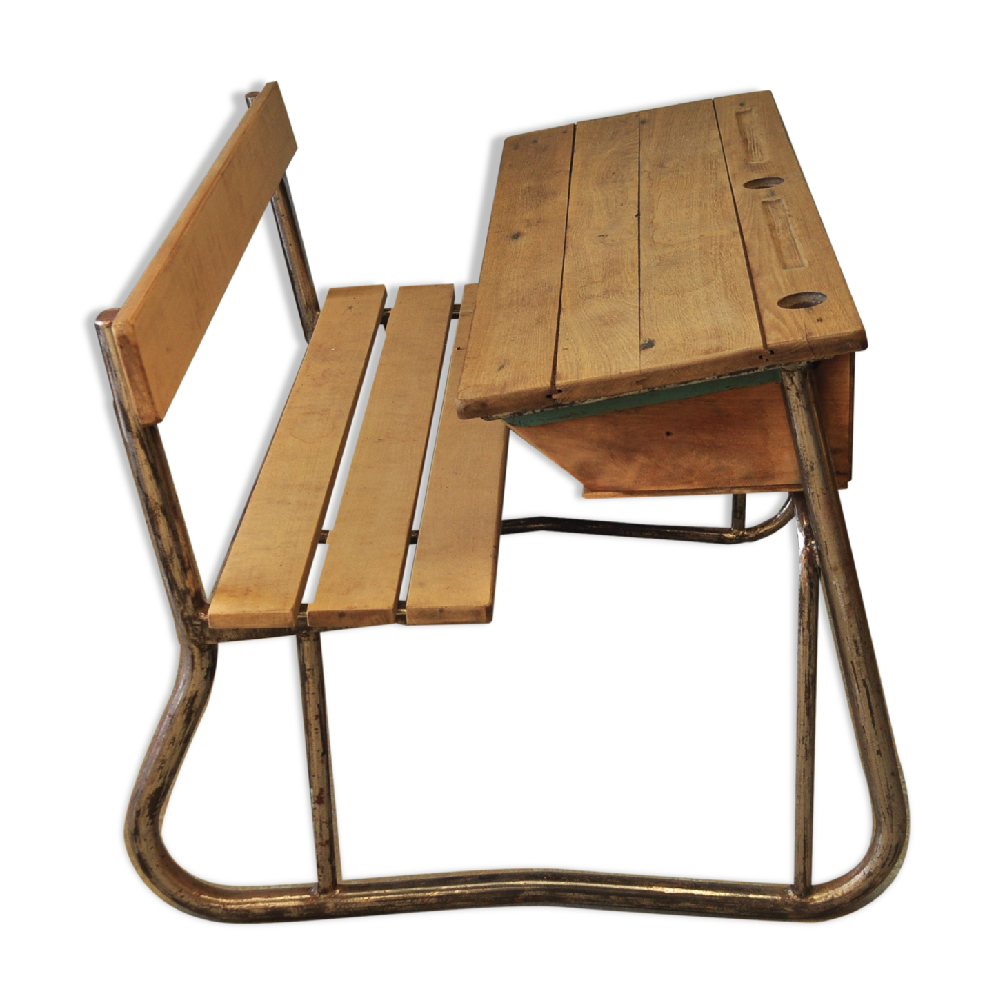 Double school desk