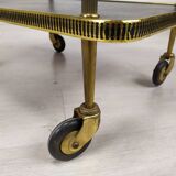 Vintage brass bar service