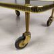 Vintage brass bar service