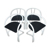Serie de 4 chaises vintage 70's xcol Danemark