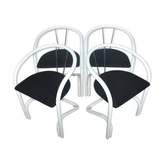 Serie de 4 chaises vintage 70's xcol Danemark