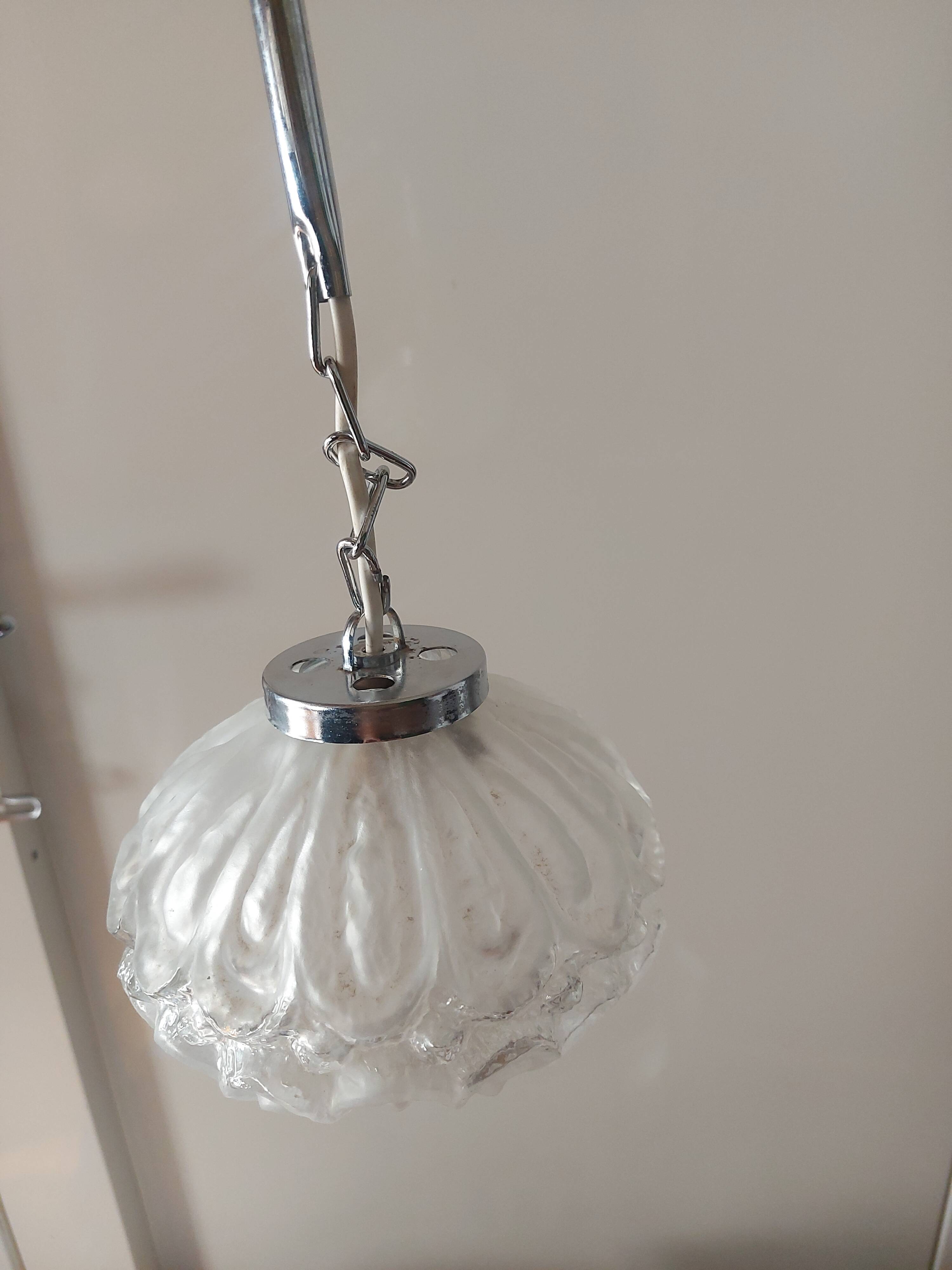 Art deco chandelier suspension
