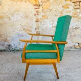 Vintage armchair in Scandinavian style circa 60