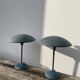 Pair of blue metal lamps Habitat, 1996
