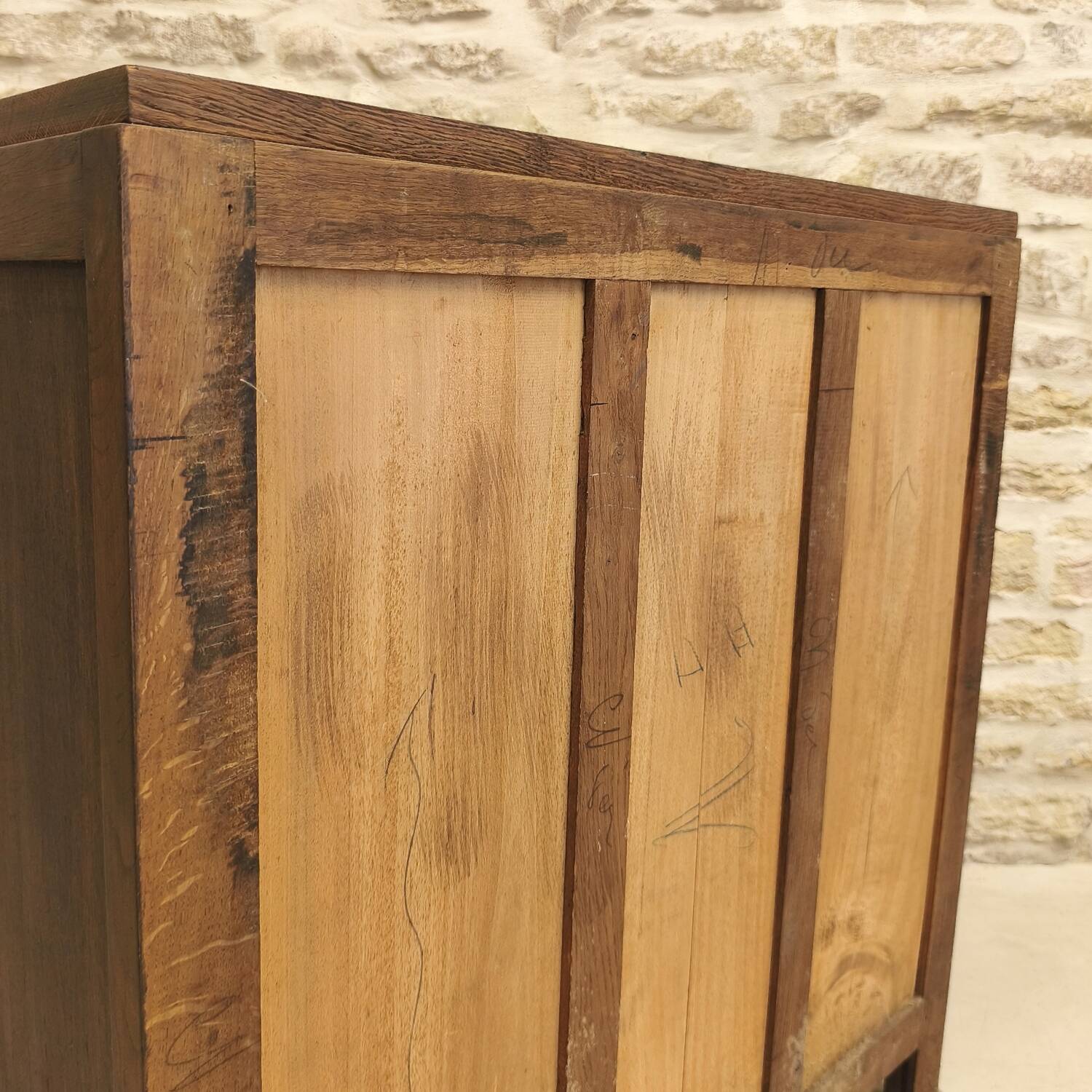 Oak chest of drawers, Art Deco