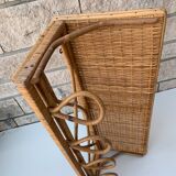 Vintage bamboo coat holder