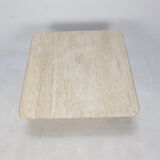 Italian travertine coffee table, 1980