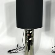 Barovier & Toso, pair of Murano glass table lamps from 70s. Labeled
