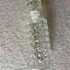 Vintage whisky carafe in transparent glass