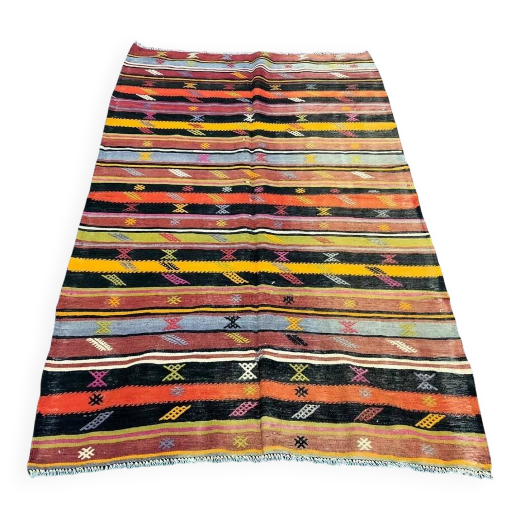 Vintage Anatolian Kilim Rug