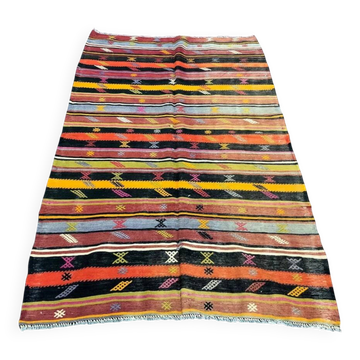 Vintage Anatolian Kilim Rug