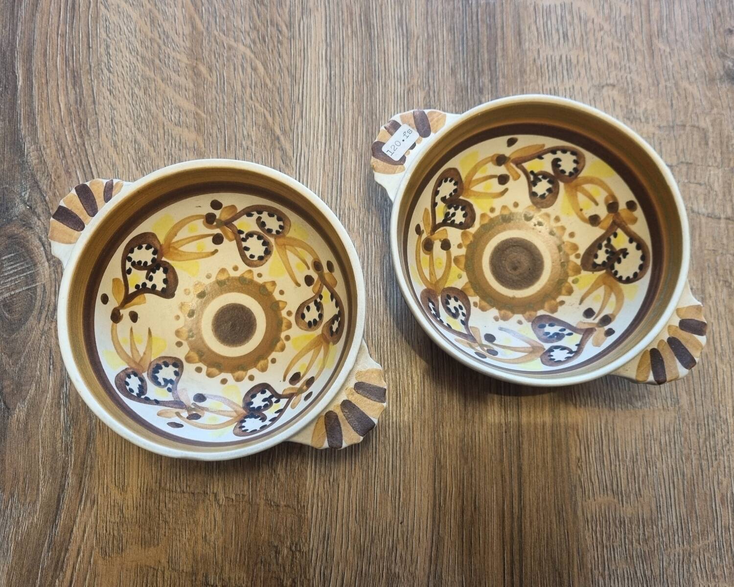 Breakfast set in HB Henriot Quimper stoneware