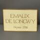 Longwy enamels, presentation plate